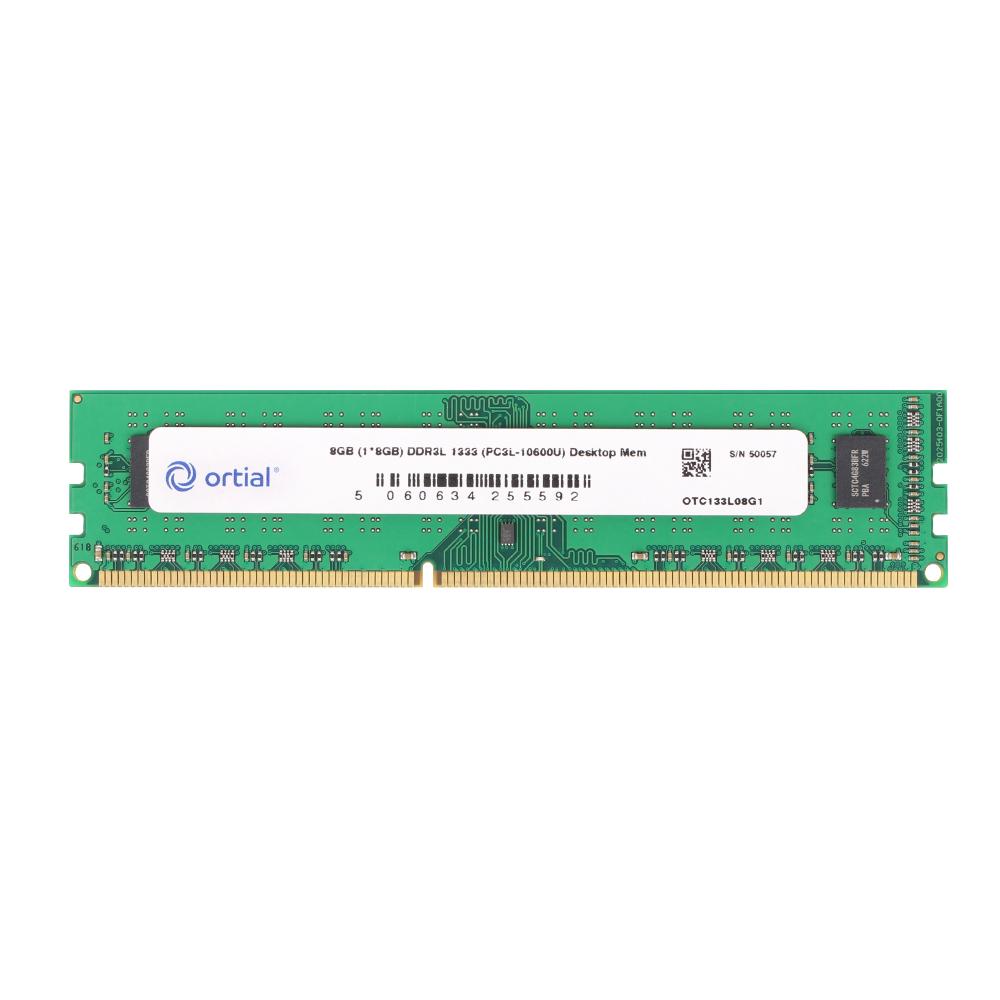 Ortial OTC133L08G1 memoria 8 GB 1 x 8 GB DDR3L 1333 MHz