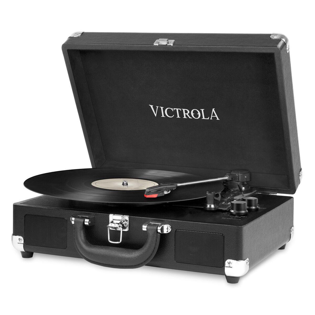 Victrola VSC-550BT Giradischi con trasmissione a cinghia Nero (Victrola VSC-550BT Suitcase TT Black)