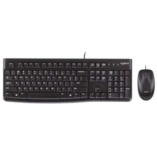 Logitech Desktop MK120 tastiera Mouse incluso USB QWERTY Portoghese Nero (DESKTOP MK120 PORTUGUESE LAYOU - PO) - Versione UK