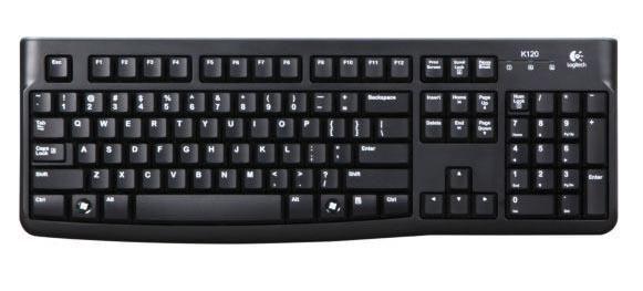 Logitech Keyboard K120 for Business tastiera USB Nordic Nero (KEYBOARD K 120 FOR BUSINESS - KB LAYOUT PAN-NORDIC) - Versione UK