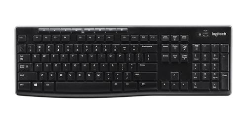 Logitech Wireless Keyboard K270 tastiera RF Wireless QWERTY Inglese Nero