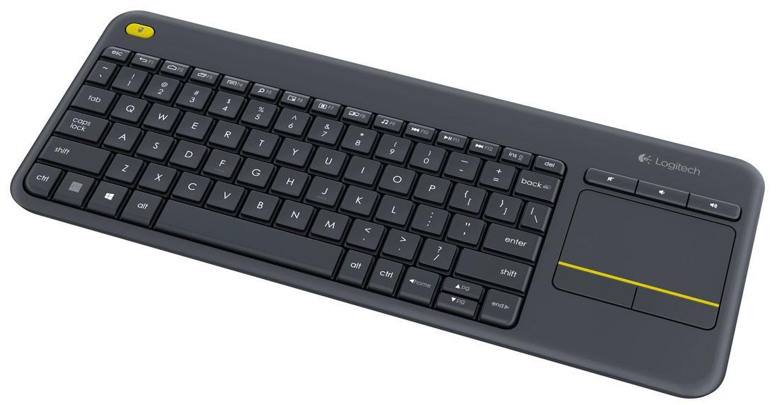 Logitech K400 Plus (WIRELESS KEYBOARD K400 PLUS - BLACK [PAN NORDIC]) - Versione UK