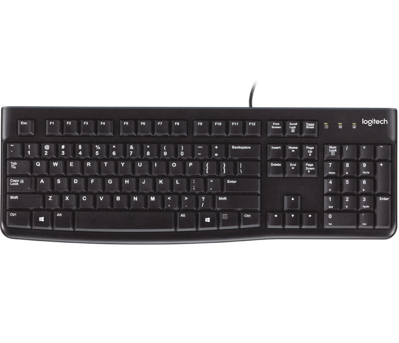 Logitech Keyboard K120 for Business tastiera USB Ebraico Nero