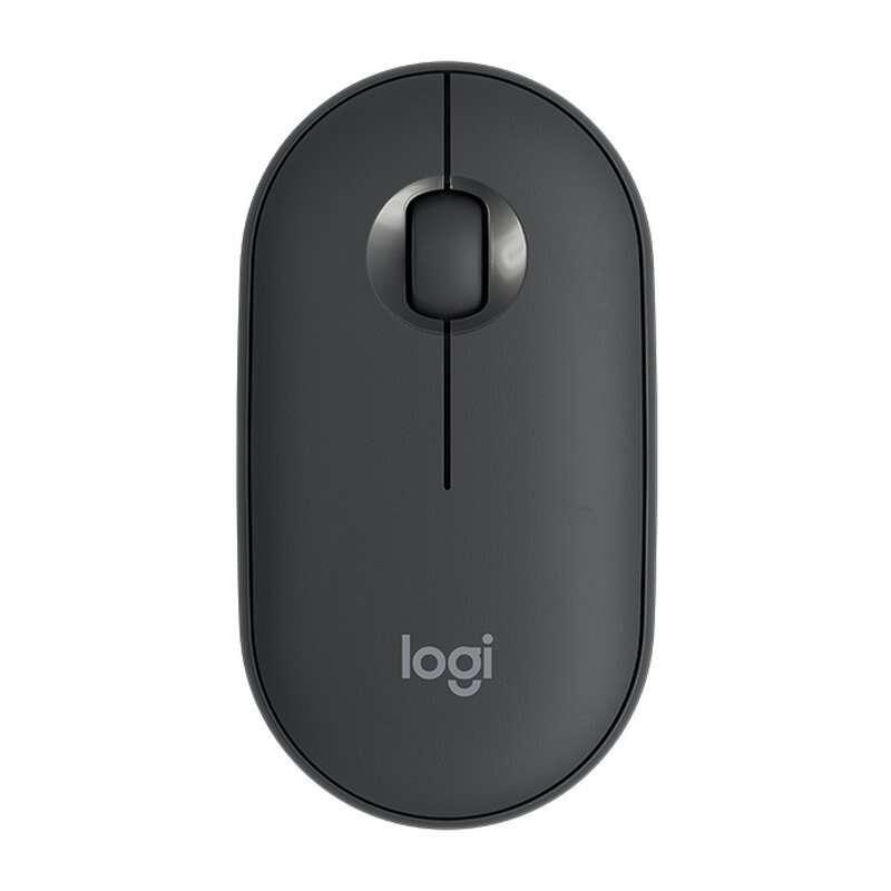 MOUSE LOGITECH WIRELESS BLUETOOTH "PEBBLE M350" 1000dpi Colore Grafite 910-005718