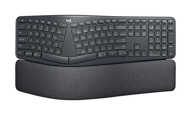 Logitech Ergo K860 tastiera Universale RF senza fili + Bluetooth QWERTZ Tedesco Grafite