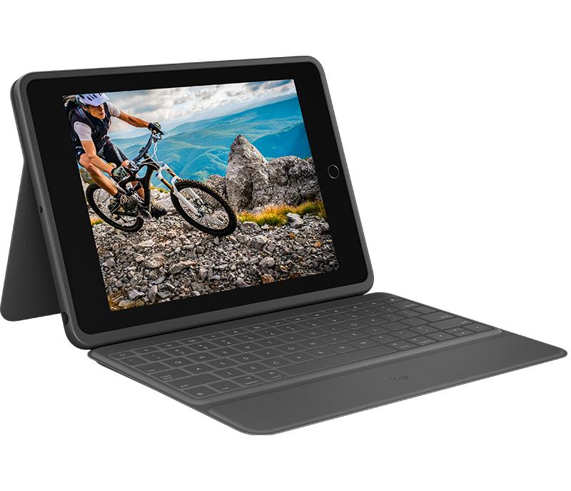 Logitech Rugged Folio Grafite Smart Connector QWERTZ Svizzere