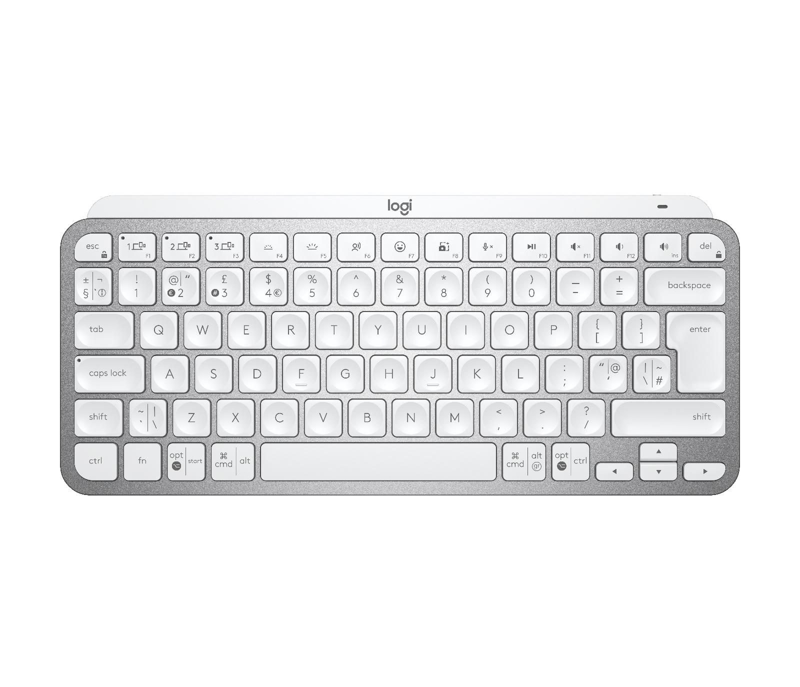 Logitech MX Keys Mini (MX KEYS MINI KEYBOARD - PALE GREY) - Versione UK