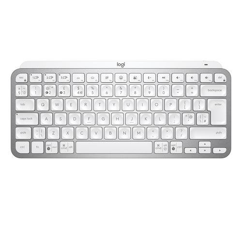 Logitech MX Keys Mini (MXKEYS MINI WRLS ILLUMINATED KB - PALE GREY - US INT.L - INTNL) - Versione Tedesca