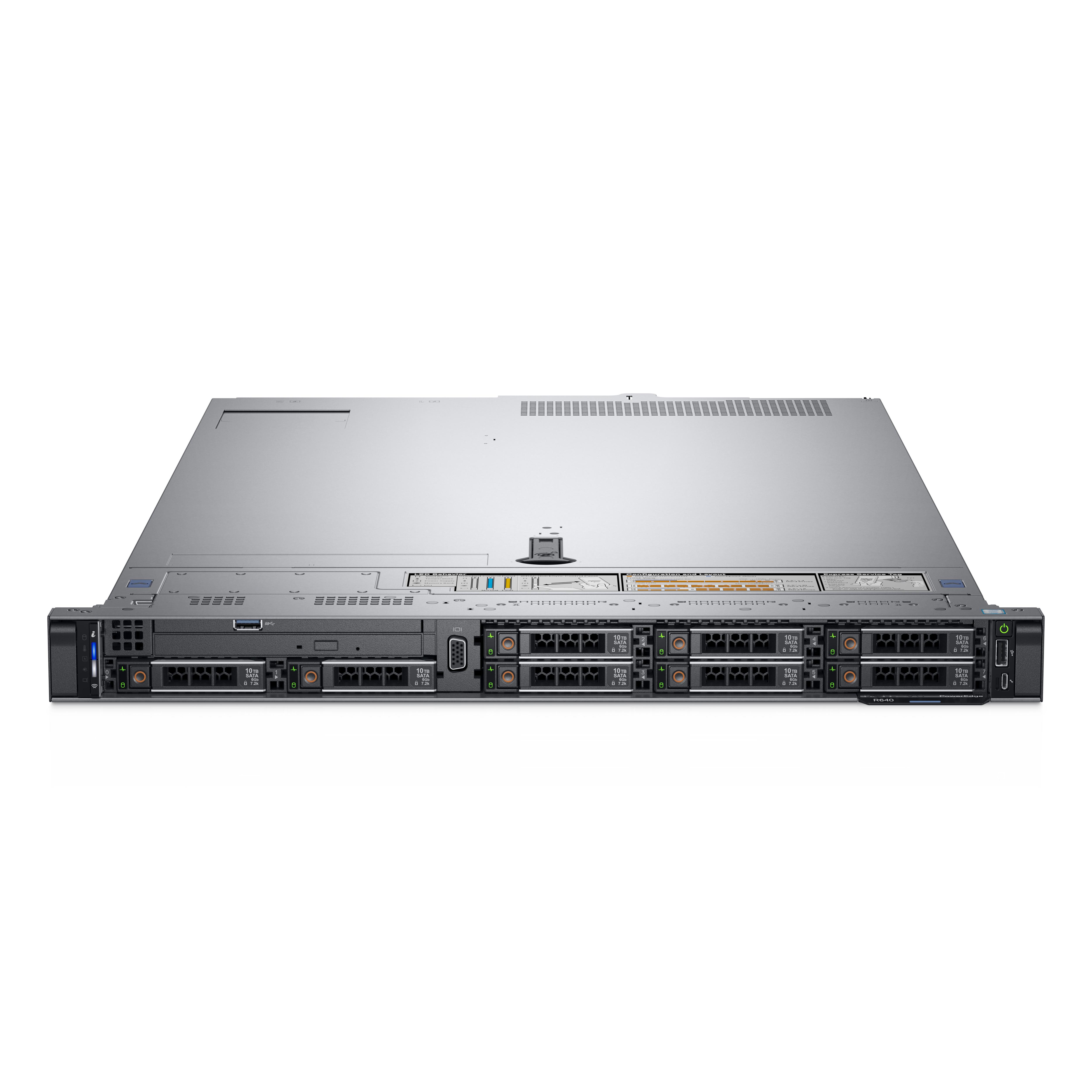 DELL PowerEdge R640 server 480 GB Rack (1U) Intel® Xeon® Silver 2,2 GHz 16 GB DDR4-SDRAM 750 W