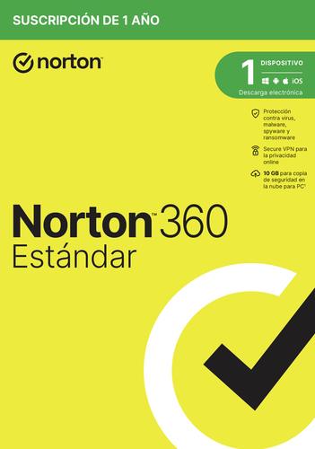 NortonLifeLock 360 Standard ESP Licenza base 1 licenza/e 1 anno/i