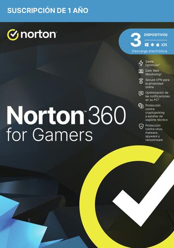 NortonLifeLock 360 for Gamers ESP Licenza base 1 licenza/e 1 anno/i