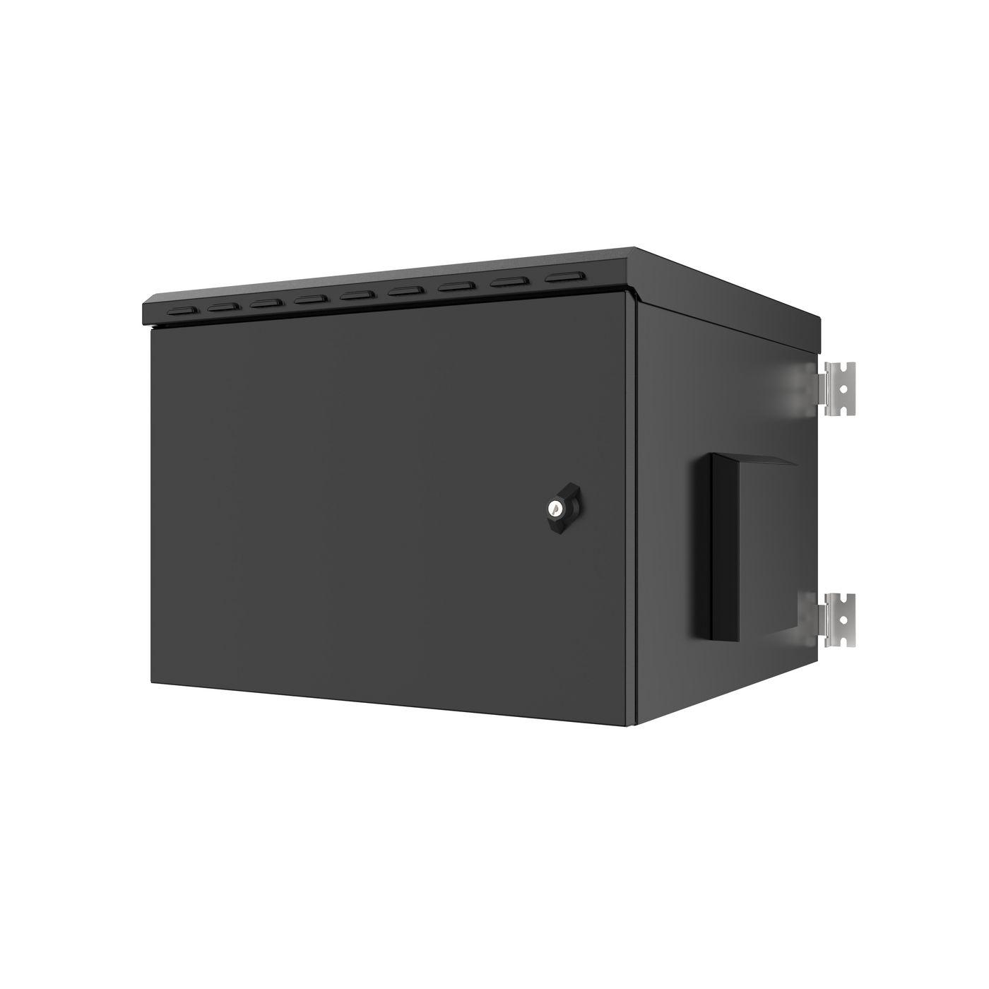 LOGON RWMIP55W07U60B rack 7U Da parete Nero (19 7U IP55 Wall mount - Cabinet 600 x 600 x 410mm - - Black - Warranty: 60M)