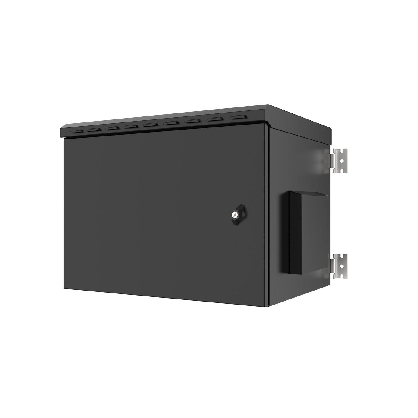 LOGON RWMIP55W07U45B rack 7U Da parete Nero (19 7U IP55 Wall mount - Cabinet 600 x 450 x 410mm - - Black - Warranty: 60M)