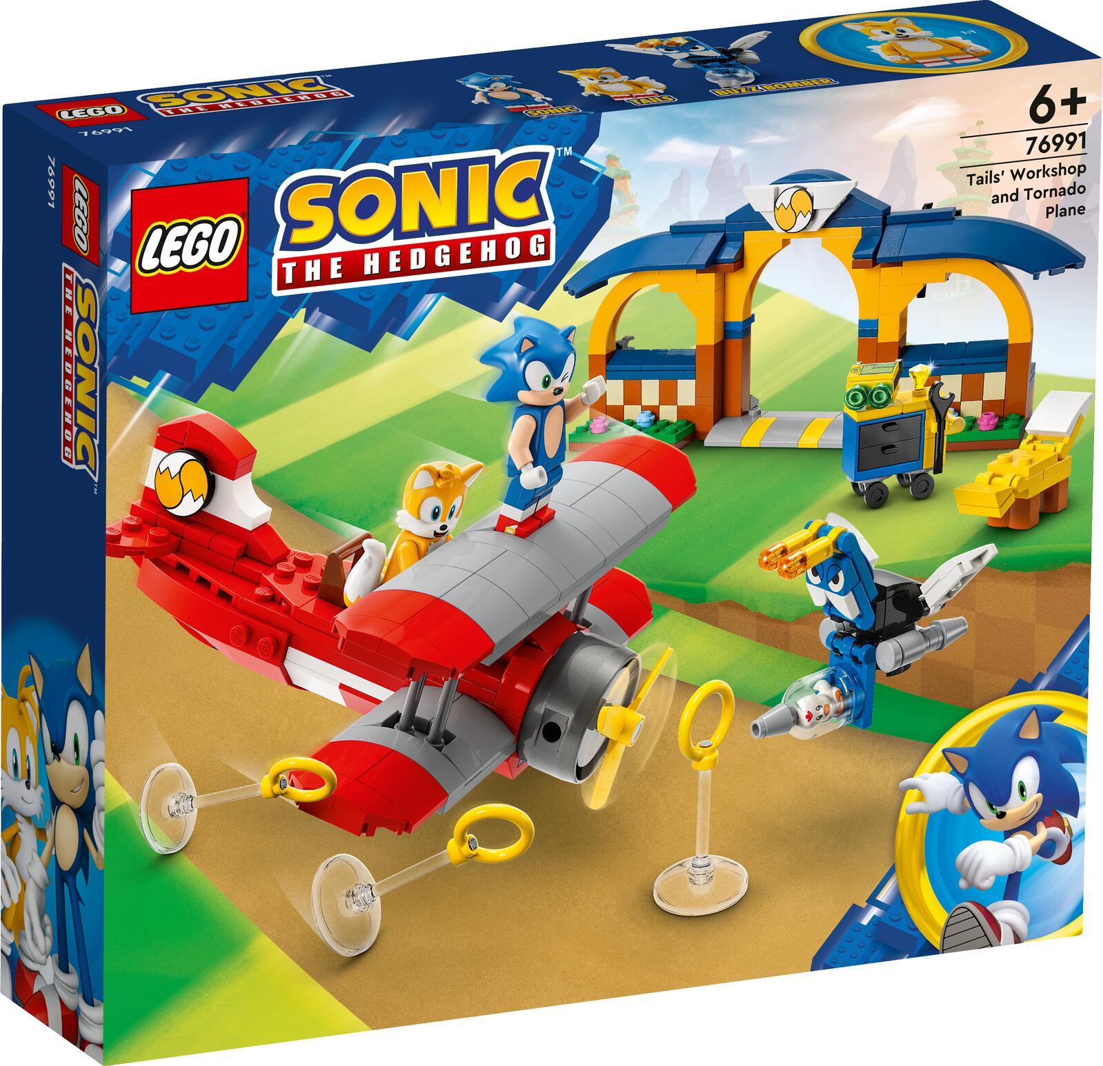 Lego Sonic the Hedgehog - Tails Tornado Aereo con workshop (76991)