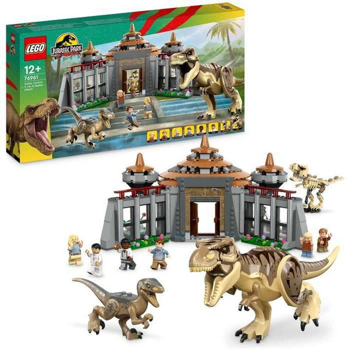 LEGO Jurassic World L'attacco del T-Rex e del Raptor al Centro Visitatori (76961)