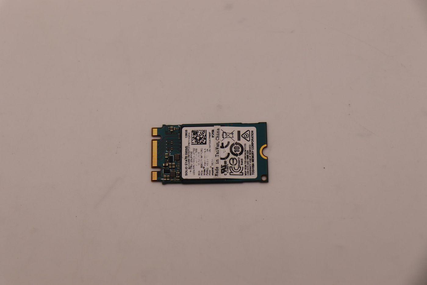 ThinkPad 128GB M.2 2242 NVMe - **New Retail** - PCIe 3x2 - Warranty: 12M