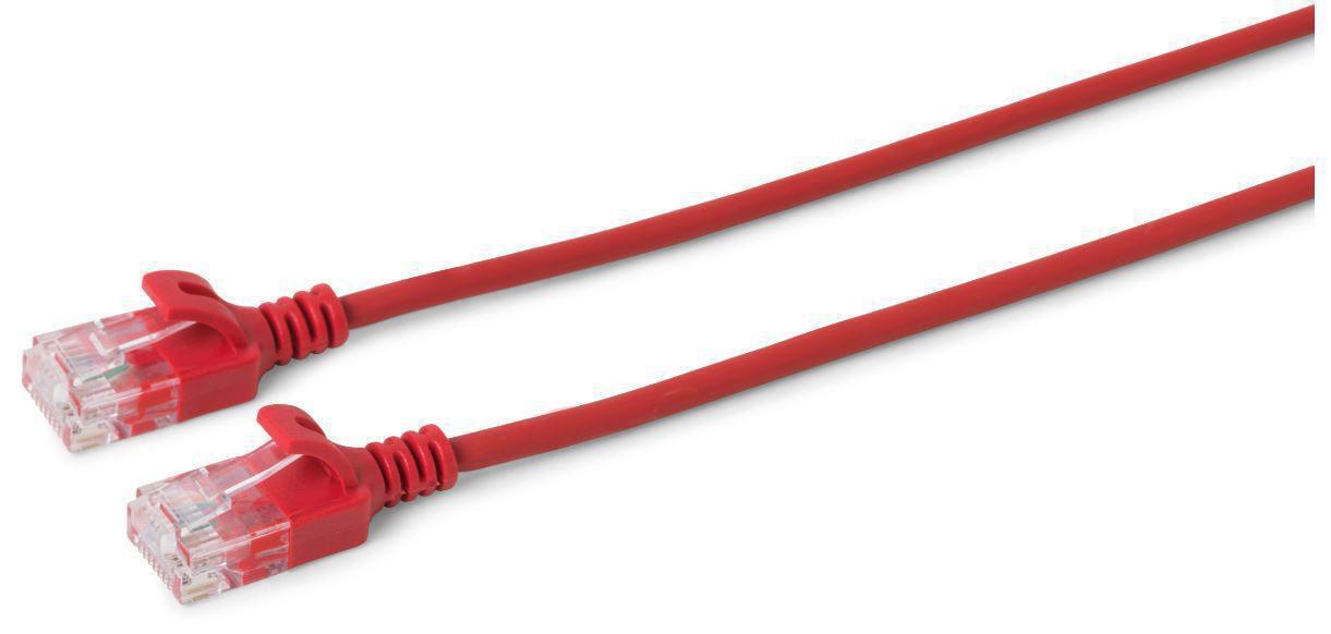 Microconnect V-UTP602R-SLIM cavo di rete Rosso 2 m Cat6 U/UTP [UTP] (U/UTP CAT6 2M Red Slim, - Unshielded Network Cable, - PVC,