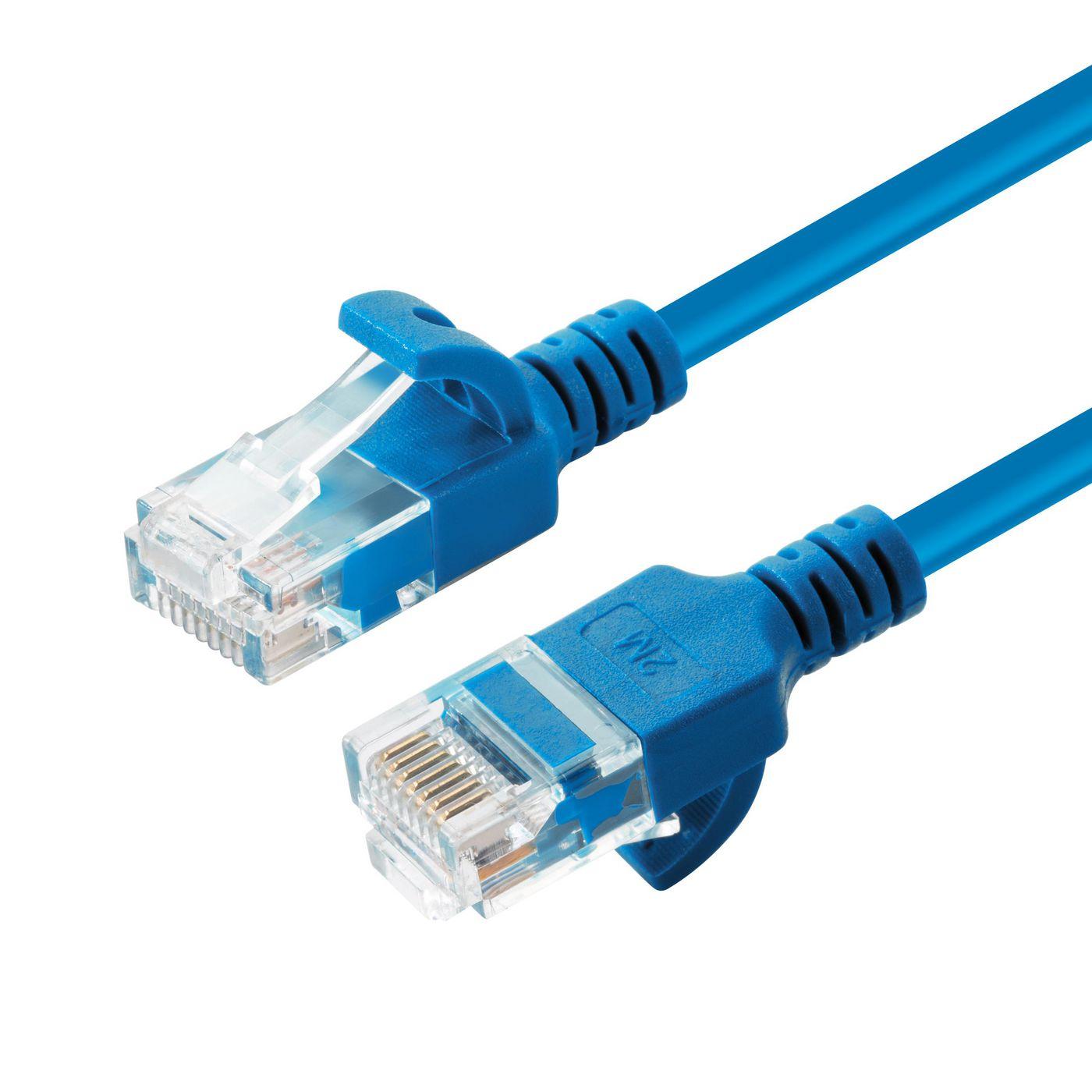 U/UTP CAT6A Slim 1,5m blu