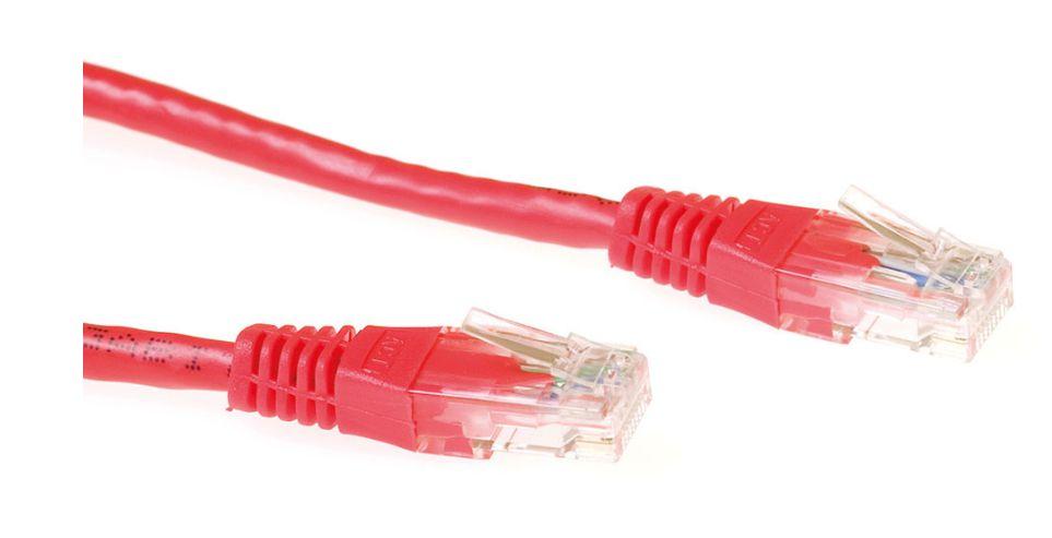 U/UTP CAT6 5M Red PVC