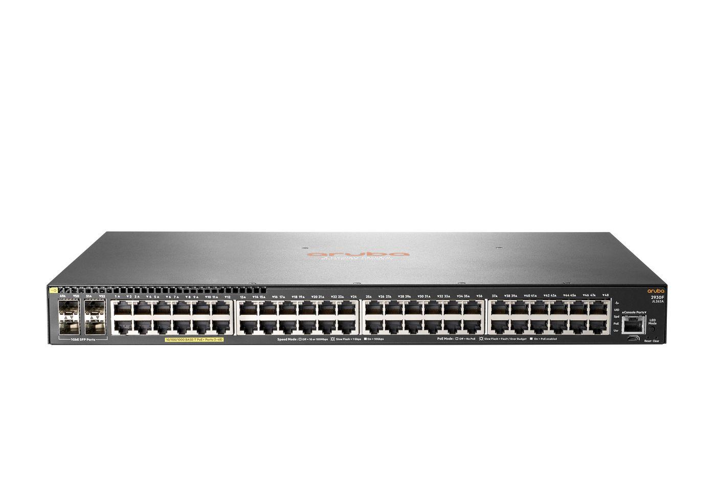 ARUBA 2930F 48G POE+ 4SFP