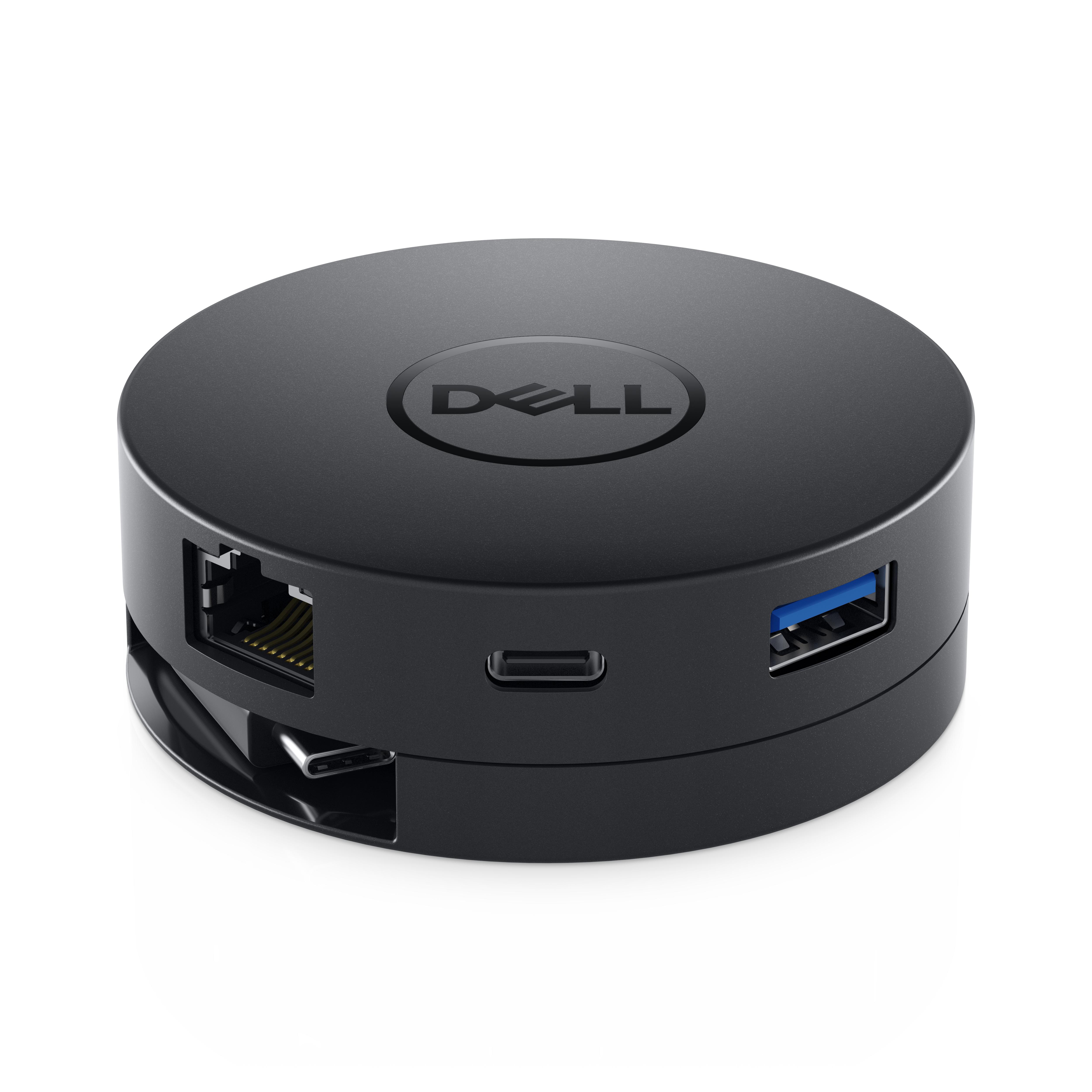 DELL DA300 Cablato USB 3.2 Gen 2 (3.1 Gen 2) Type-C Nero