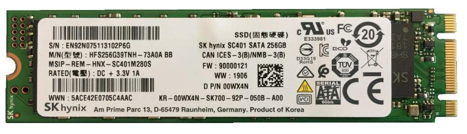 DELL PCFF9 drives allo stato solido 256 GB M.2 Serial ATA III (SSDR 256 S3 80S3 INTL PRO5400 - 0WX4N, 256 GB, 6 Gbit/s - Warran