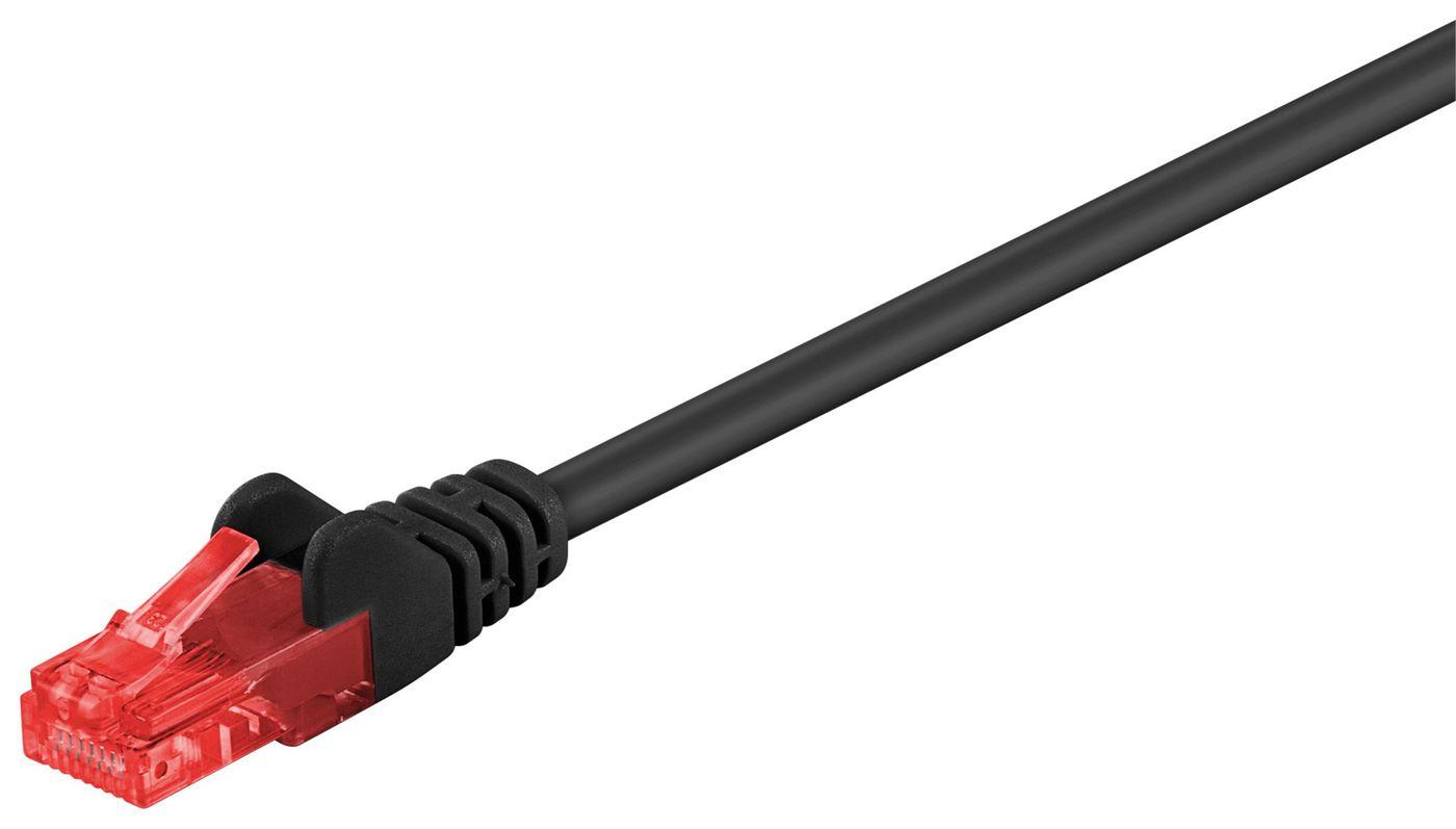 Microconnect B-UTP60025S cavo di rete Nero 0,25 m Cat6 U/UTP [UTP] (U/UTP CAT6 0.25M Black PVC - Unshielded Network Cable, - PV