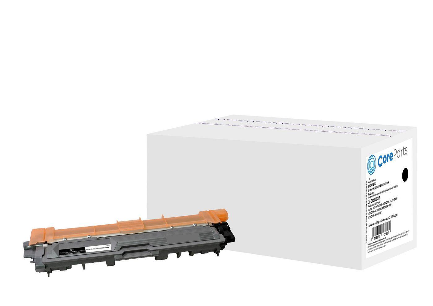 CoreParts QI-BR1003B cartuccia toner 1 pz Compatibile Nero (Toner Black TN241BK - Pages: 2.500 - Brother HL-3140/3150/3170 Seri