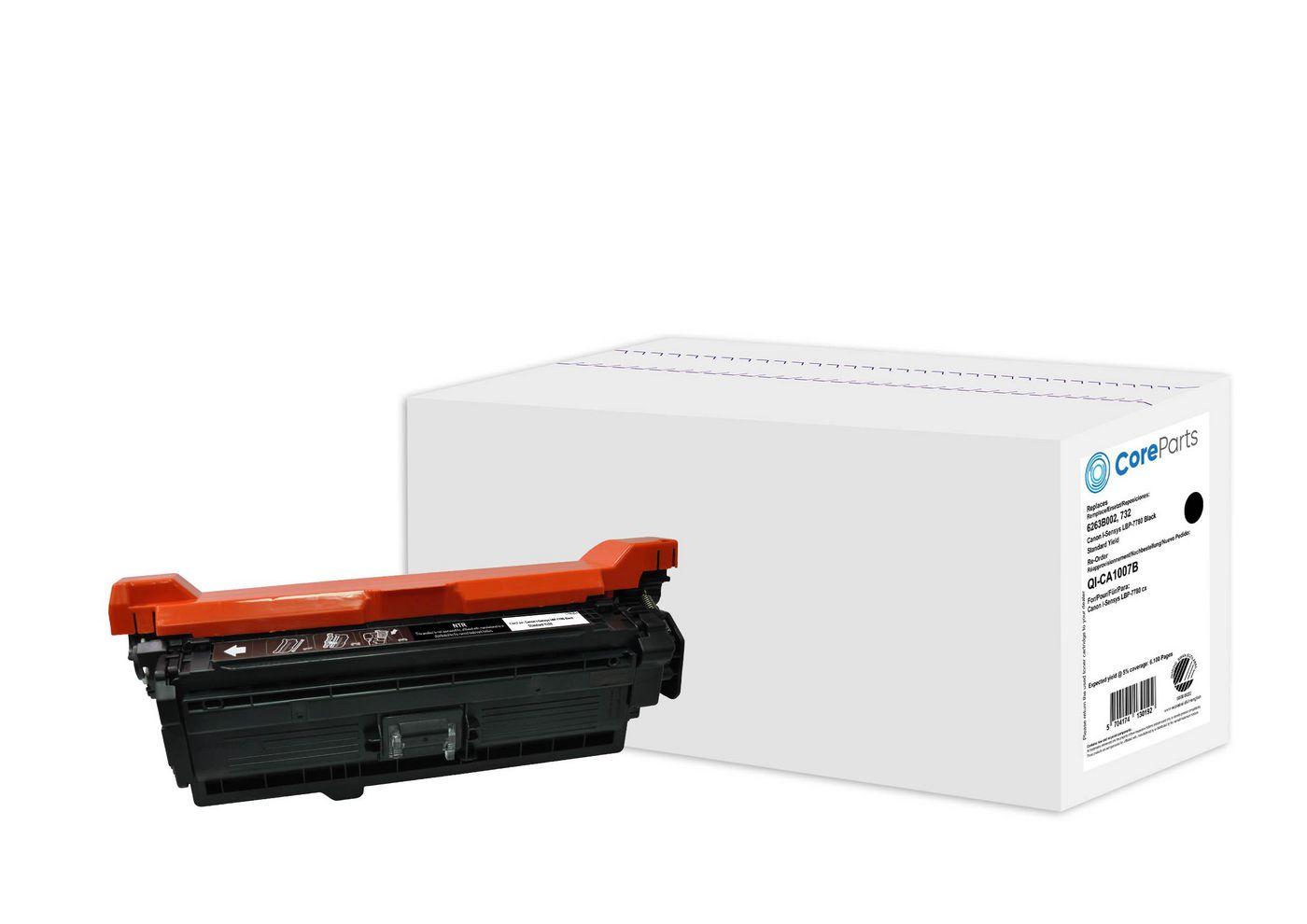 CoreParts QI-CA1007B cartuccia toner 1 pz Compatibile Nero (Toner Black 6263B002 - Pages: 6.100, Nordic Swan - Canon I-Sensys L