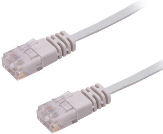 Microconnect V-UTP6005-FLAT cavo di rete Grigio 0,5 m Cat6 U/UTP [UTP] (U/UTP CAT6 0.50M Grey Flat - Unshielded Network Cable,