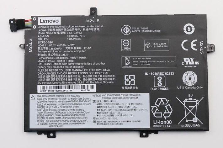 Battery Internal 3C 45WH LI - Warranty: 6M