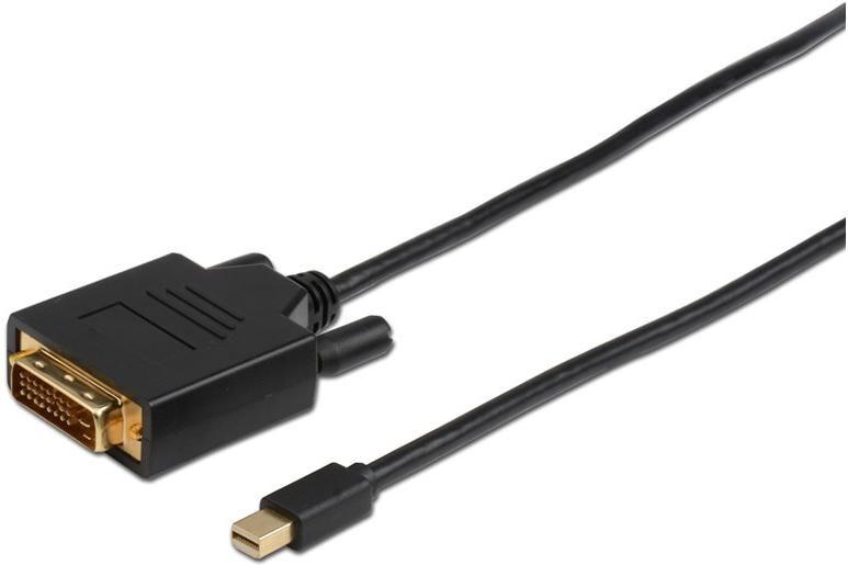 Microconnect MDPDVI2B cavo e adattatore video 2 m Mini DisplayPort DVI-D Nero (Mini Displayport to DVI-D - Cable 2m Dual Link 2