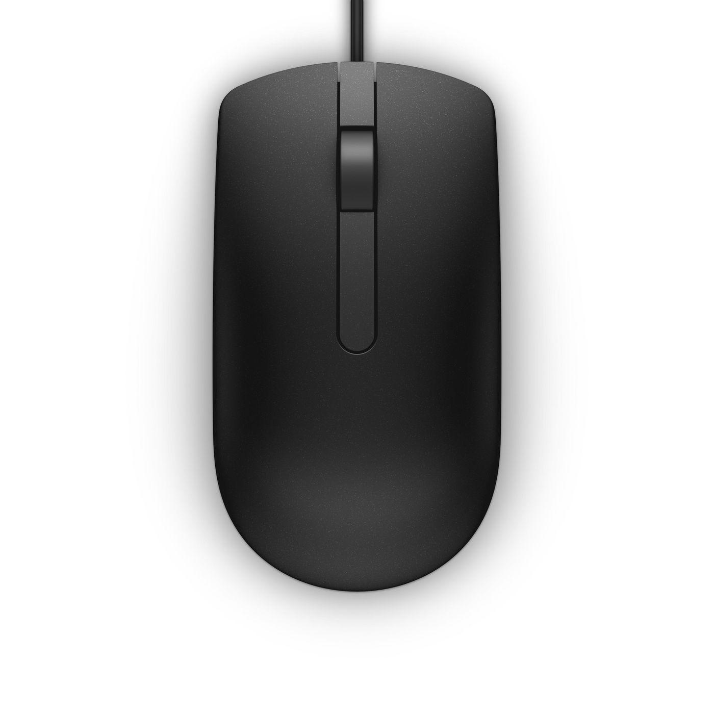 Kit Mouse, USB, 2 Buttons, - Optical, Black, Logitech, - MS116, Ambidextrous, Optical, USB Type-A, 1000 DPI, Black - Warranty: