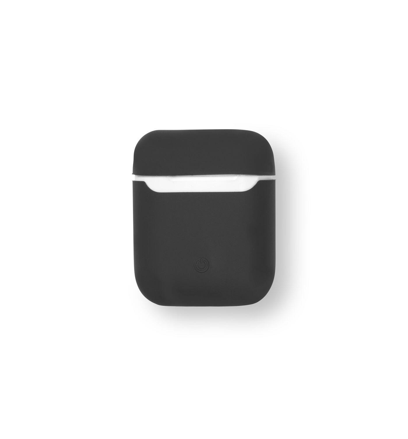 eSTUFF AirPods Silicone Case Black Custodia (Cover for AirPods Silicone Cover - Color: Black - Warranty: 24M)