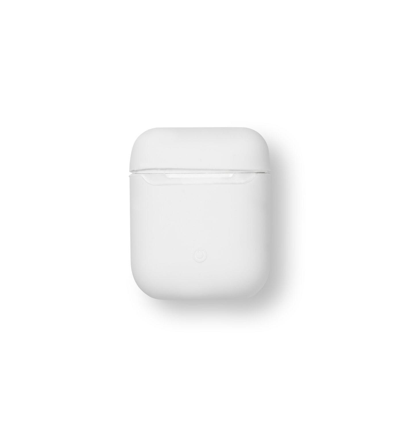 eSTUFF AirPods Silicone Case White Custodia (Cover for AirPods Silicone Cover - Color: White - Warranty: 24M)