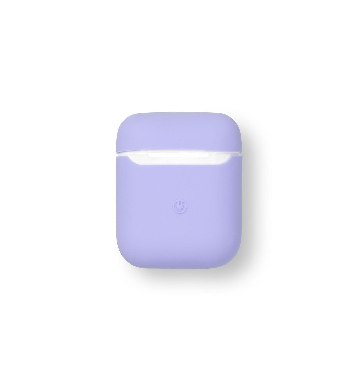 eSTUFF AirPods Silicone Case Pale Custodia (Cover for AirPods Silicone Cover - Color: Pale Purple - Warranty: 24M)