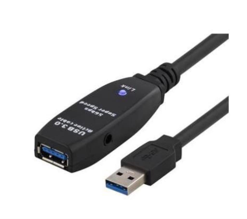 Active USB 3.0 cable, A-A M-F