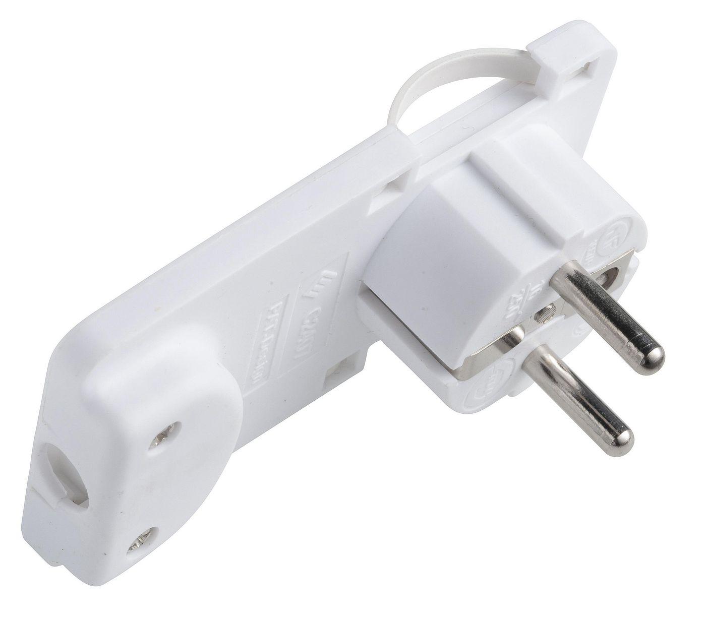 Schuko Angled Power Plug