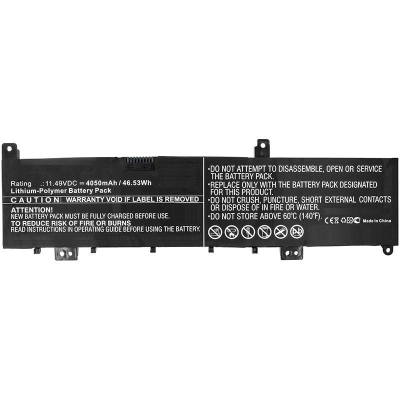 CoreParts MBXAS-BA0200 ricambio per laptop Batteria (Laptop Battery for Asus 47WH - Li-Pol 11.49V 4.05Ah 47WH - Li-Pol 11.49V 4