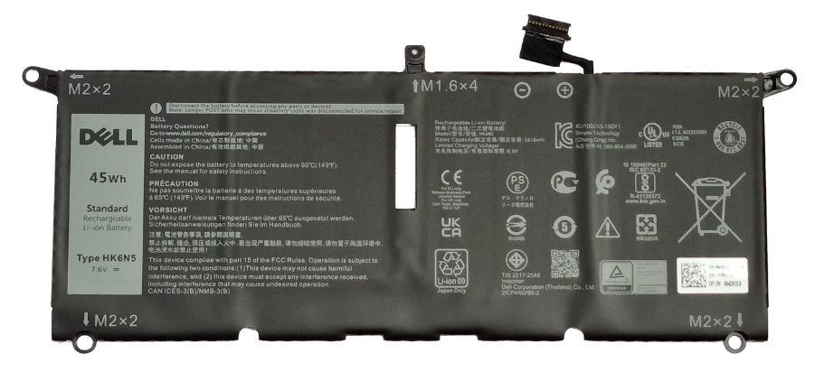 DELL WDK63 ricambio per laptop Batteria (Battery, 45WHR, 4 Cell, - Lithium Ion, Polymer, SMP - Warranty: 12M)