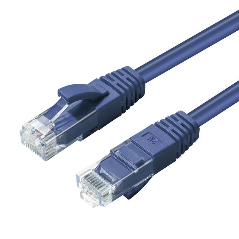 Microconnect MC-UTP6A0025B cavo di rete Blu 0,25 m Cat6a U/UTP [UTP] (CAT6A UTP 0.25m Blue LSZH - Undshielded Network Cable, -