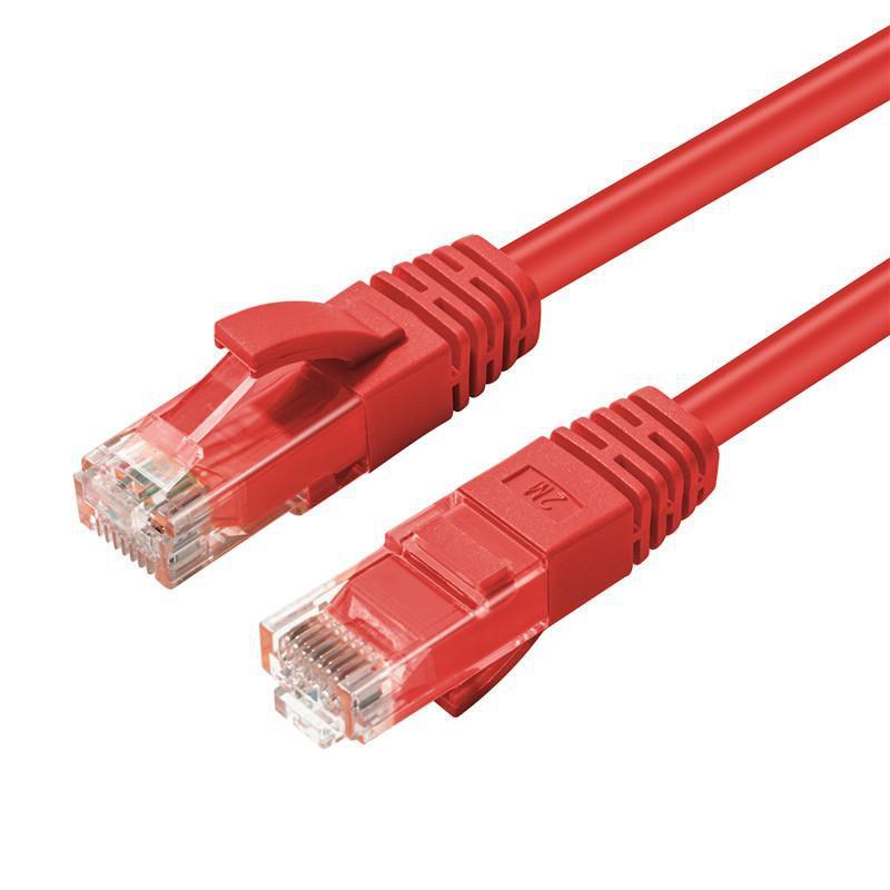 Microconnect MC-UTP6A02R cavo di rete Rosso 2 m Cat6a U/UTP [UTP] (CAT6A UTP 2m Red LSZH - Undshielded Network Cable, - LSZH, A