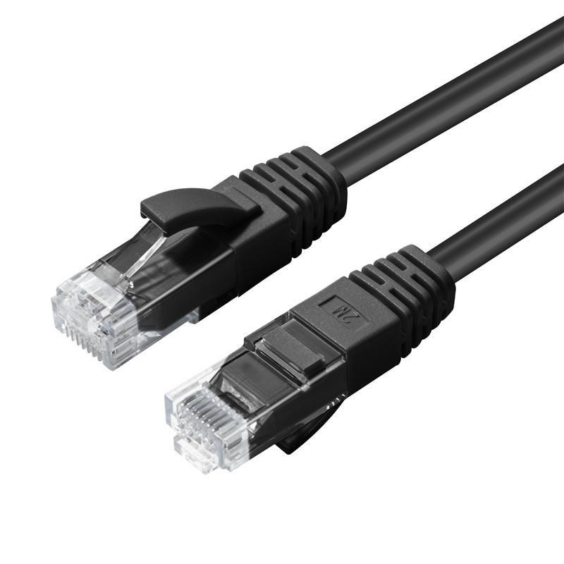 Microconnect MC-UTP6A0025S cavo di rete Nero 0,25 m Cat6a U/UTP [UTP] (CAT6A UTP 0.25m Black LSZH - Undshielded Network Cable,