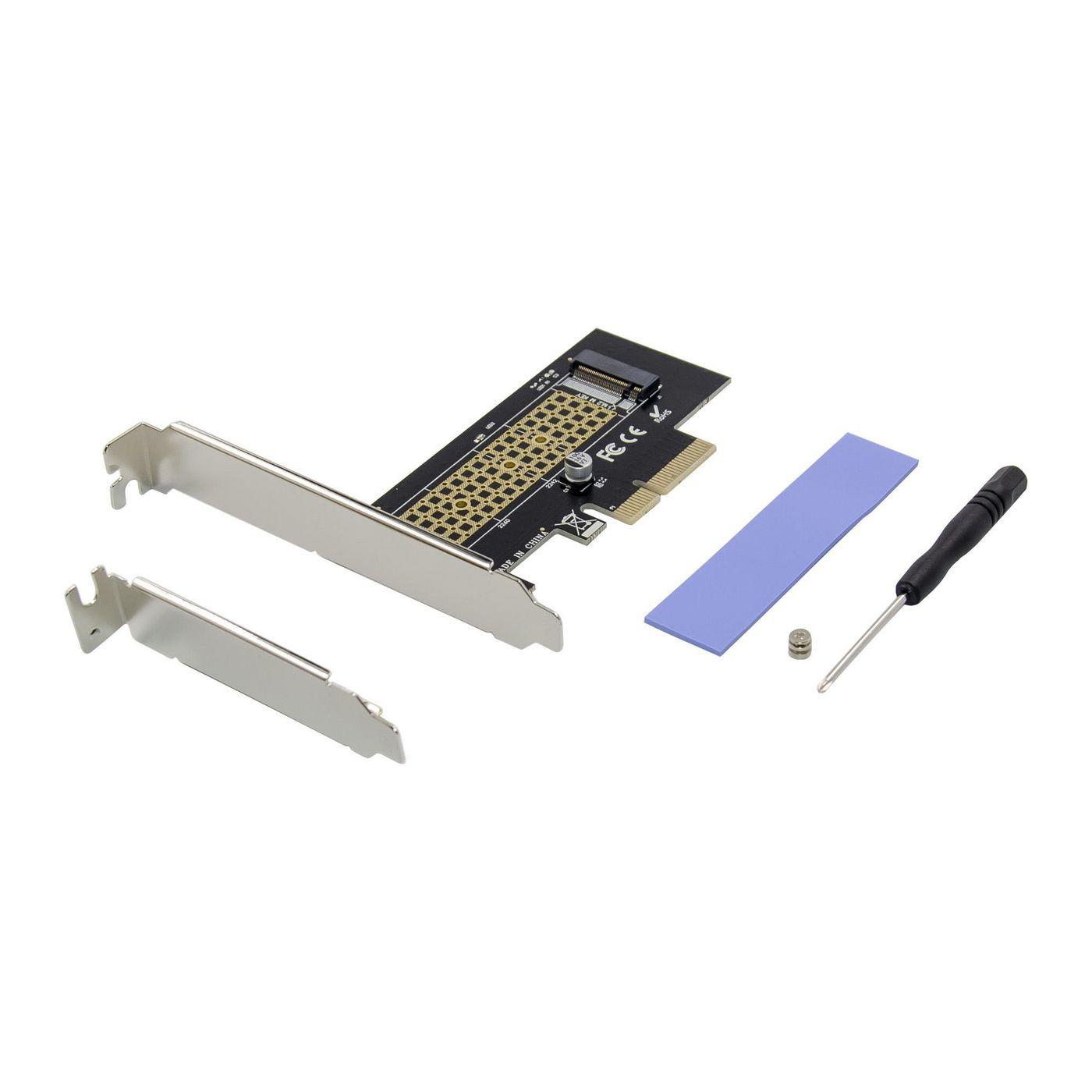 Microconnect MC-PCIE-NVME-SSDADAPT scheda di interfaccia e adattatore Interno M.2 (PCIe x4 M.2 NVMe SSD Adapter - Compliant wit