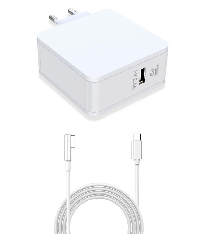 Alimentatore Compatibile Apple Tipo MagSafe 60W Connettore "L"