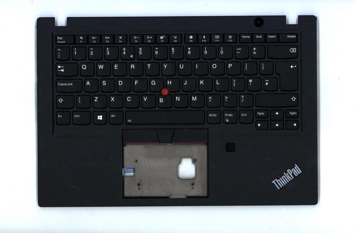 Jazz-1 FRU C-Cover ASM UK - English w/ Backlit KBD - [Liteon] and FPR, Black - Warranty: 6M