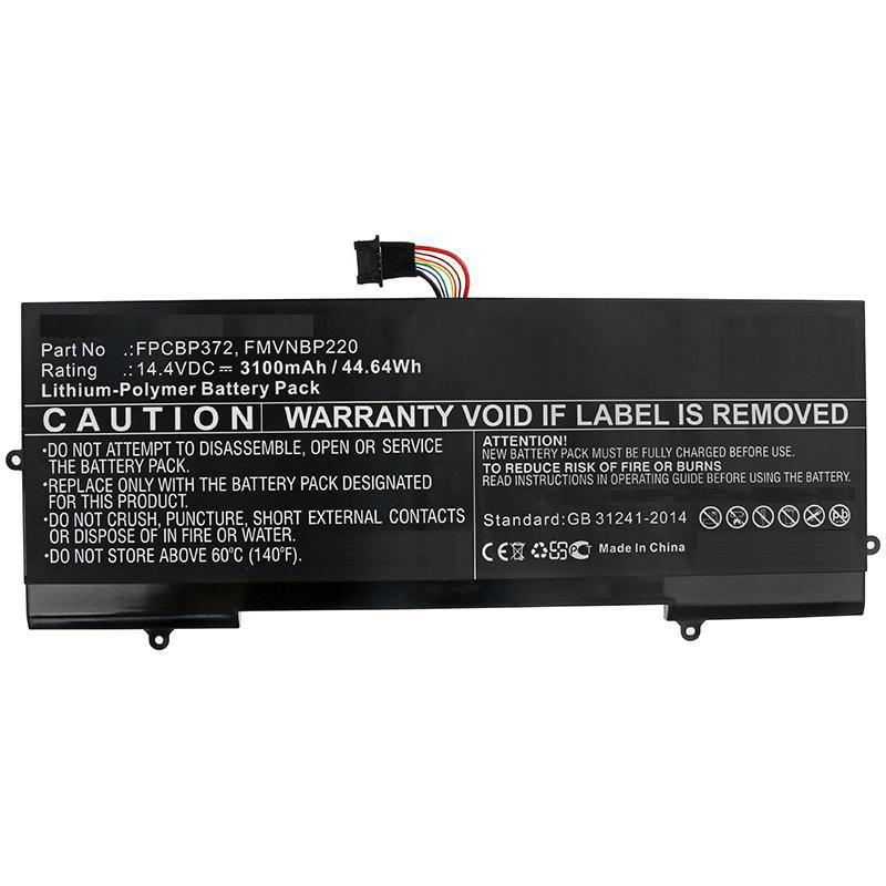 CoreParts MBXFU-BA0030 ricambio per laptop Batteria (Laptop Battery for Fujitsu - 45WH Li-Pol 14.4V 3.1Ah 45WH - Li-Pol 14.4V 3