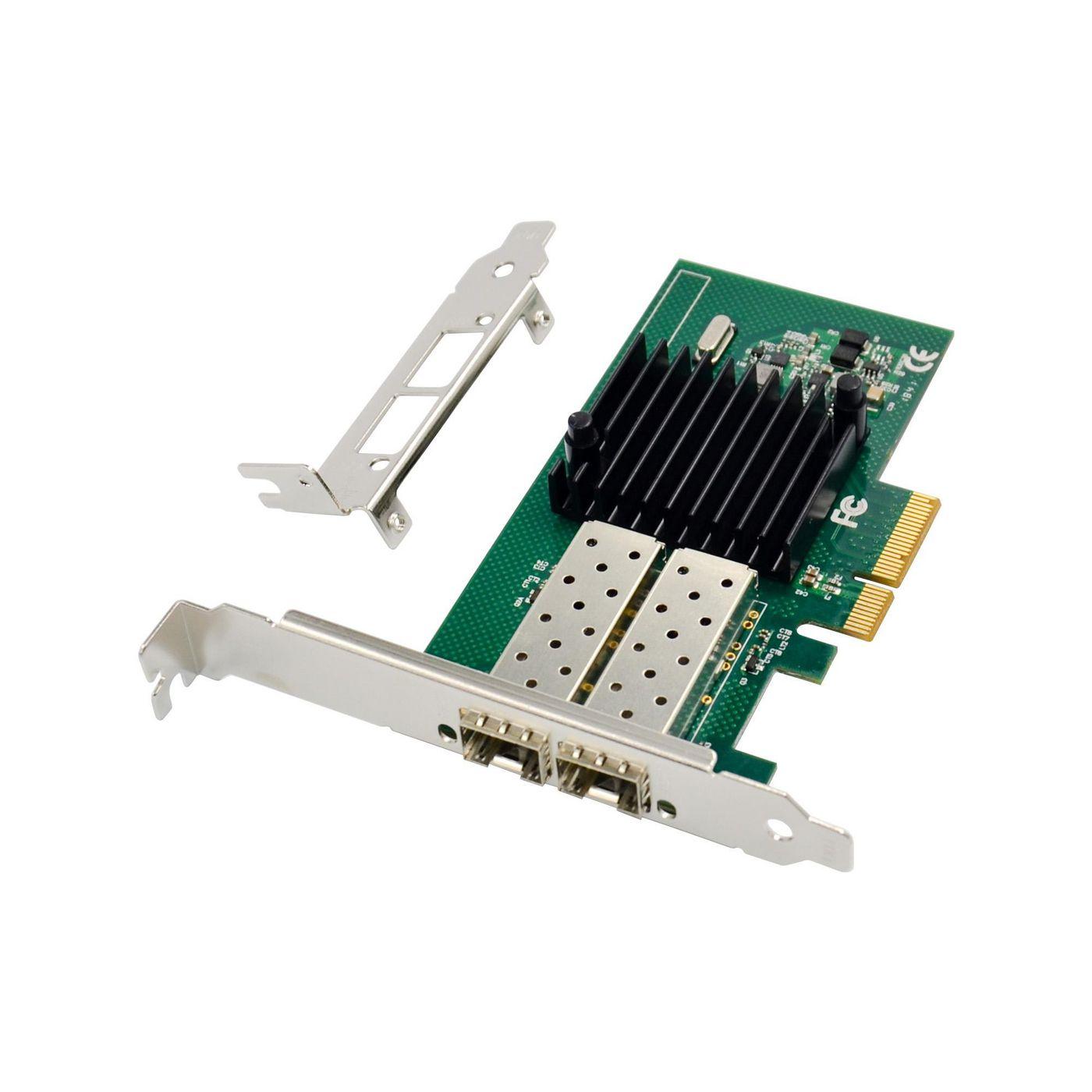 Microconnect MC-PCIE-I350AM2 scheda di rete e adattatore Interno Fibra 1000 Mbit/s (2 port 1G Fiber Network Card - Main Chip :