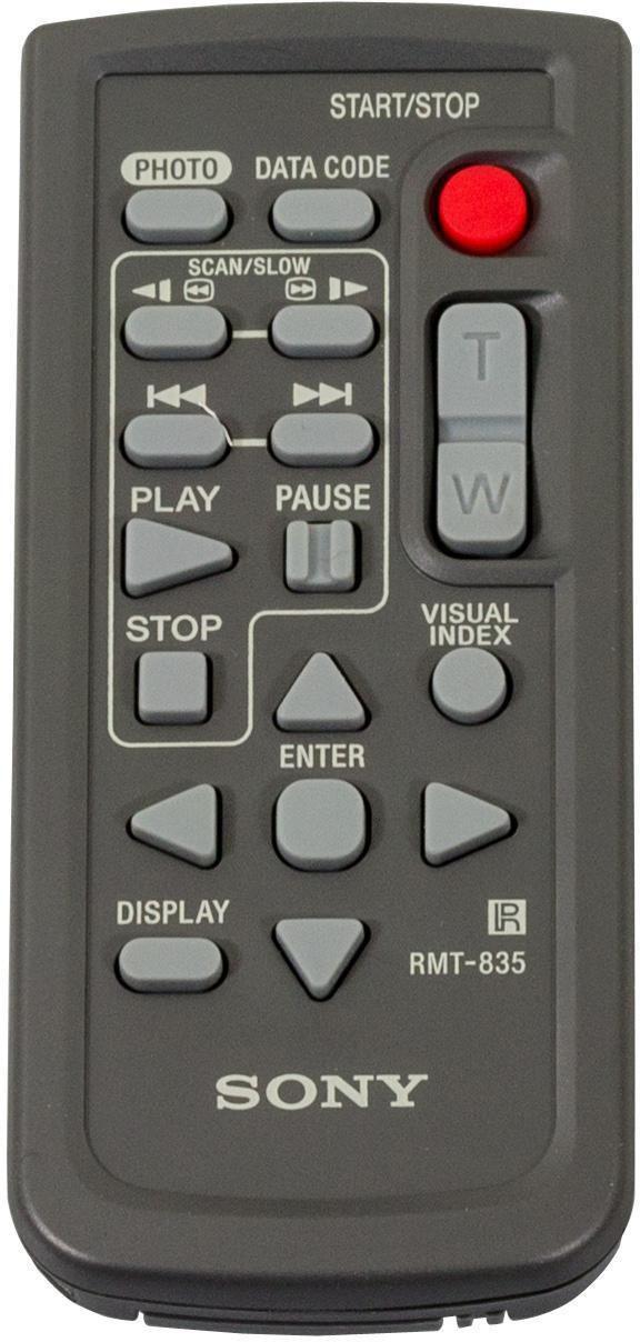 Sony RMT-835 telecomando Cablato Pulsanti (Remote Commander - RMT-835, Wired, Press - buttons, Grey - Warranty: 12M)