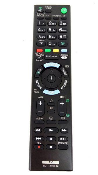 Sony RMT-TZ120E telecomando Cablato TV (Remote Commander - RMT-TZ120E, TV, Wired, Black - Warranty: 12M)